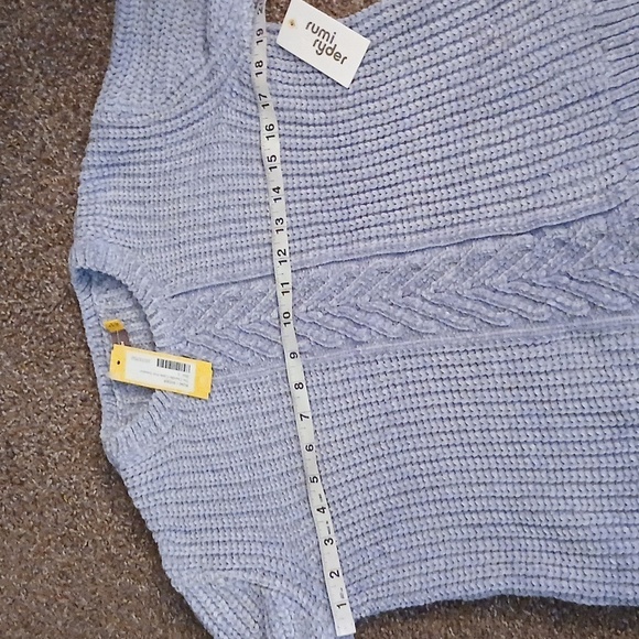 Rumi + Ryder the chenille cable knit sweater size 12 large - Picture 11 of 13